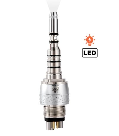 COXO CX207-G High Speed Air Turbine Handpiece Fiber-optic 6-hole Quick Coupler