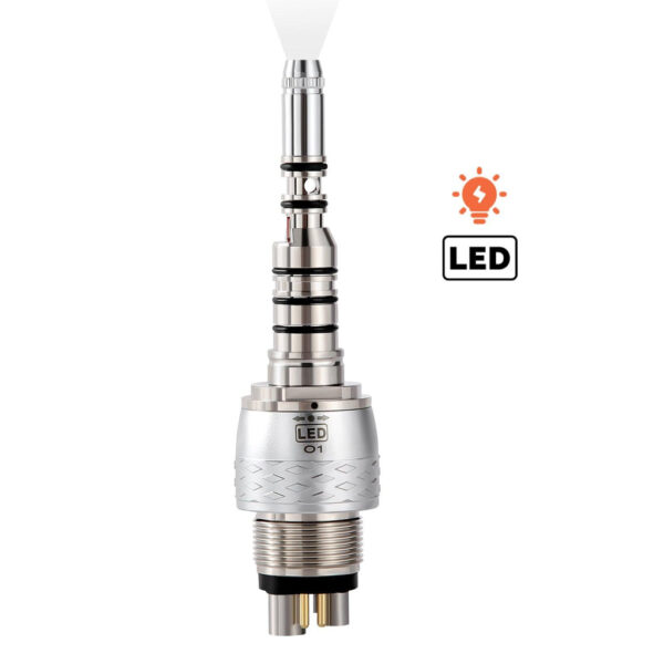 COXO CX207-G High Speed Air Turbine Handpiece Fiber-optic 6-hole Quick Coupler