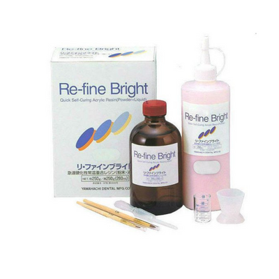 Self-Curing Acrylic Resin RE-FINE BRIGHT by Yamahachi (O-Pink)