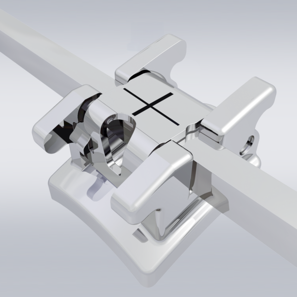 Self-ligating brackets -