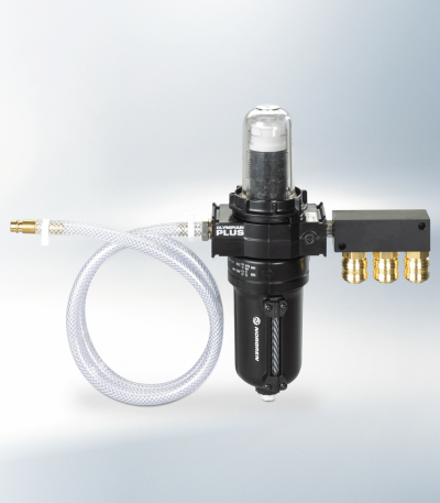 High performance compressed air filter
