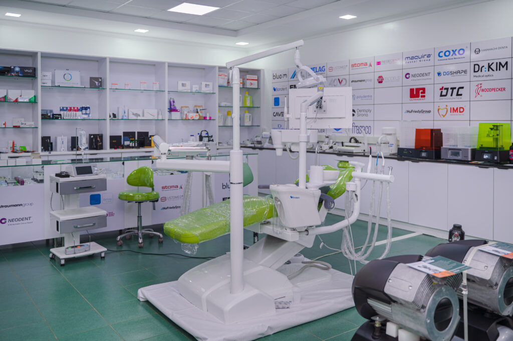 Transafrica Medical Supplies dental showroom with leading global brands in Kenya