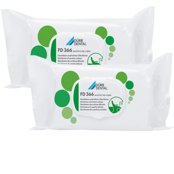 DÜRR DENTAL FD 366 sensitive top wipes for sensitive surface disinfection