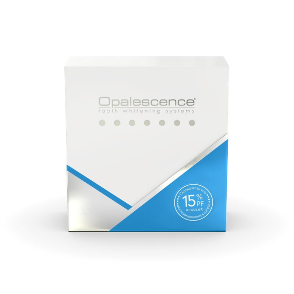 Opalescence PF 15% Teeth Whitening Gel by Ultradent Ultradent Opalescence PF 15% carbamide peroxide teeth whitening gel syringe